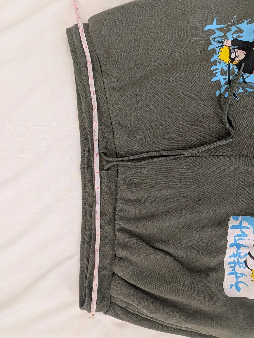 Naruto Shippuden Collection Anime Green Jogger Sweatpants Men's Size XXL (44-46)